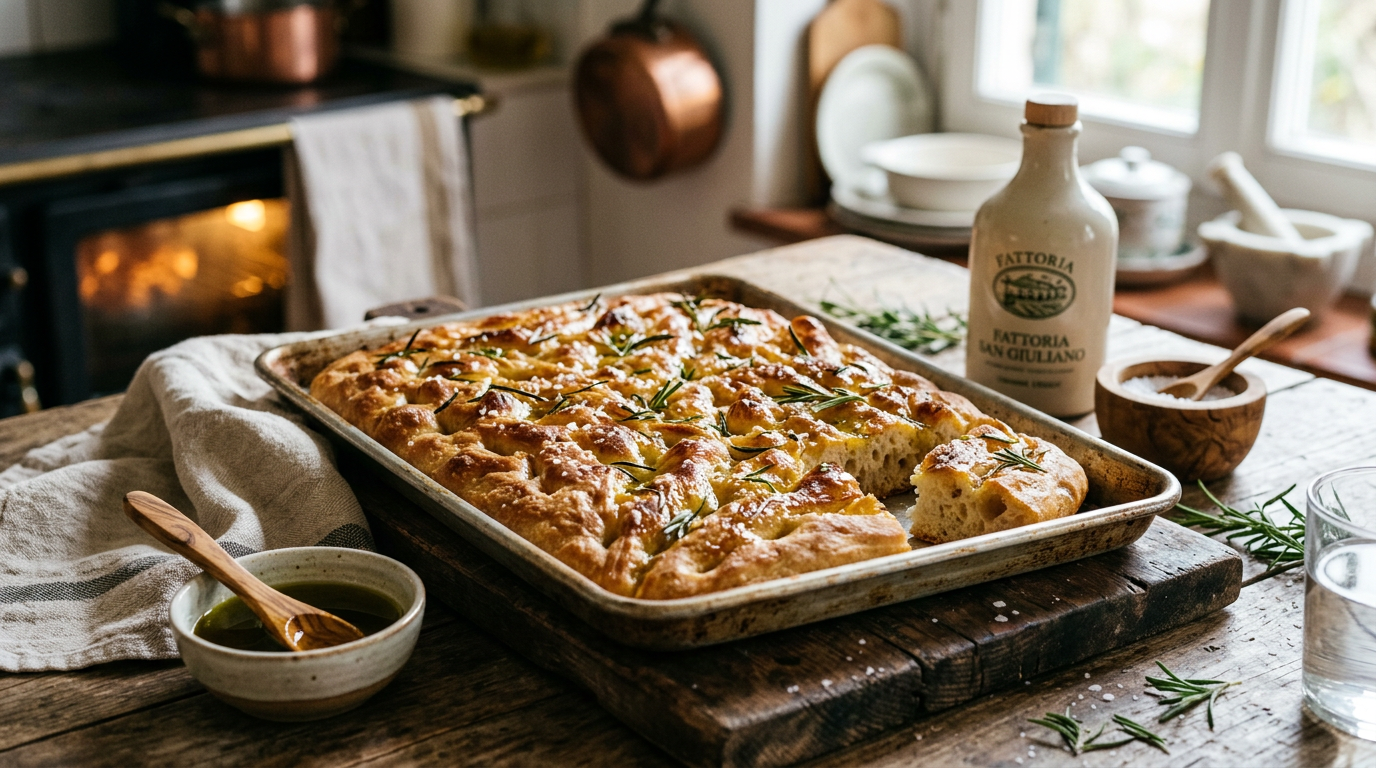 Herbed focaccia